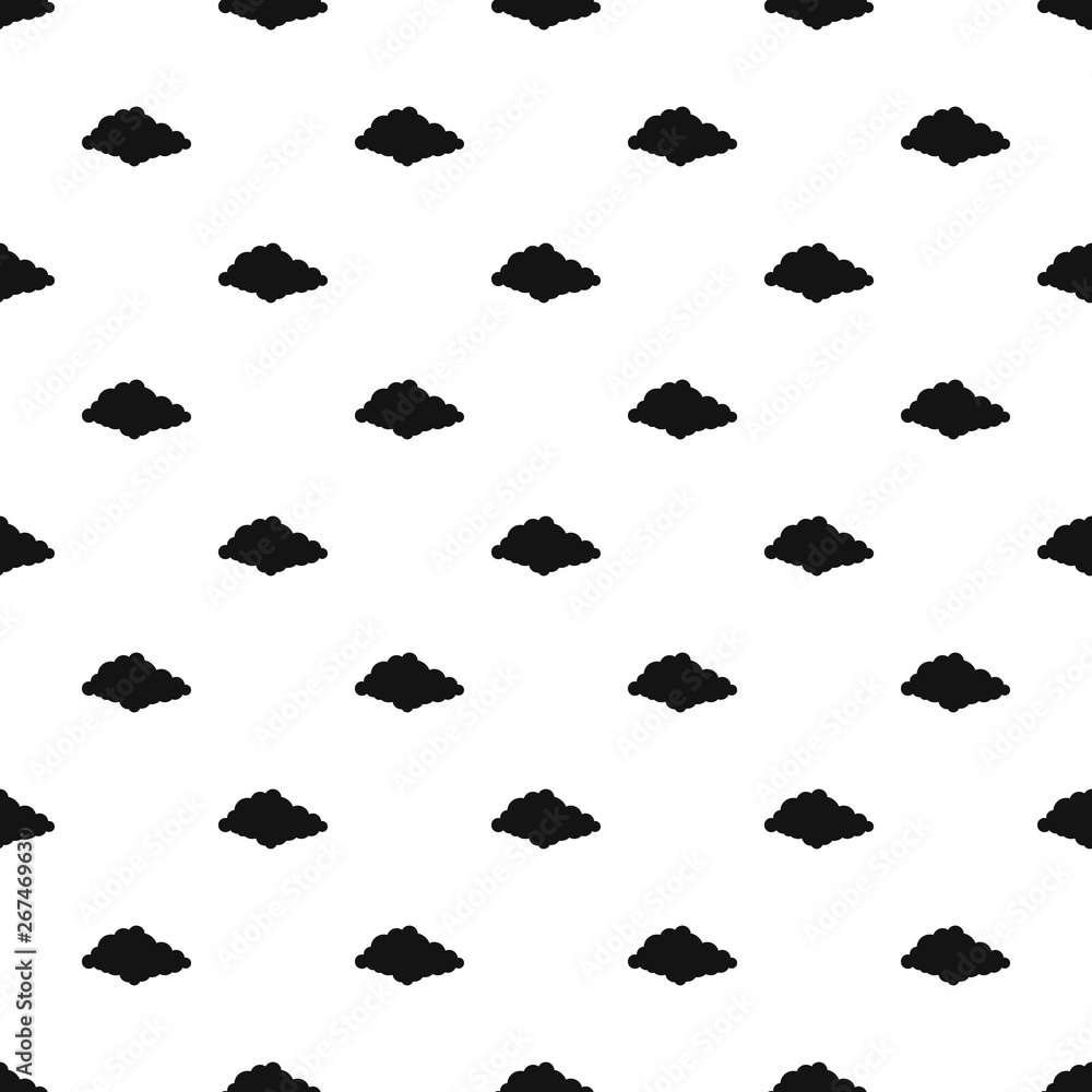 Poster cloudiness pattern seamless vector repeat geometric for any web design