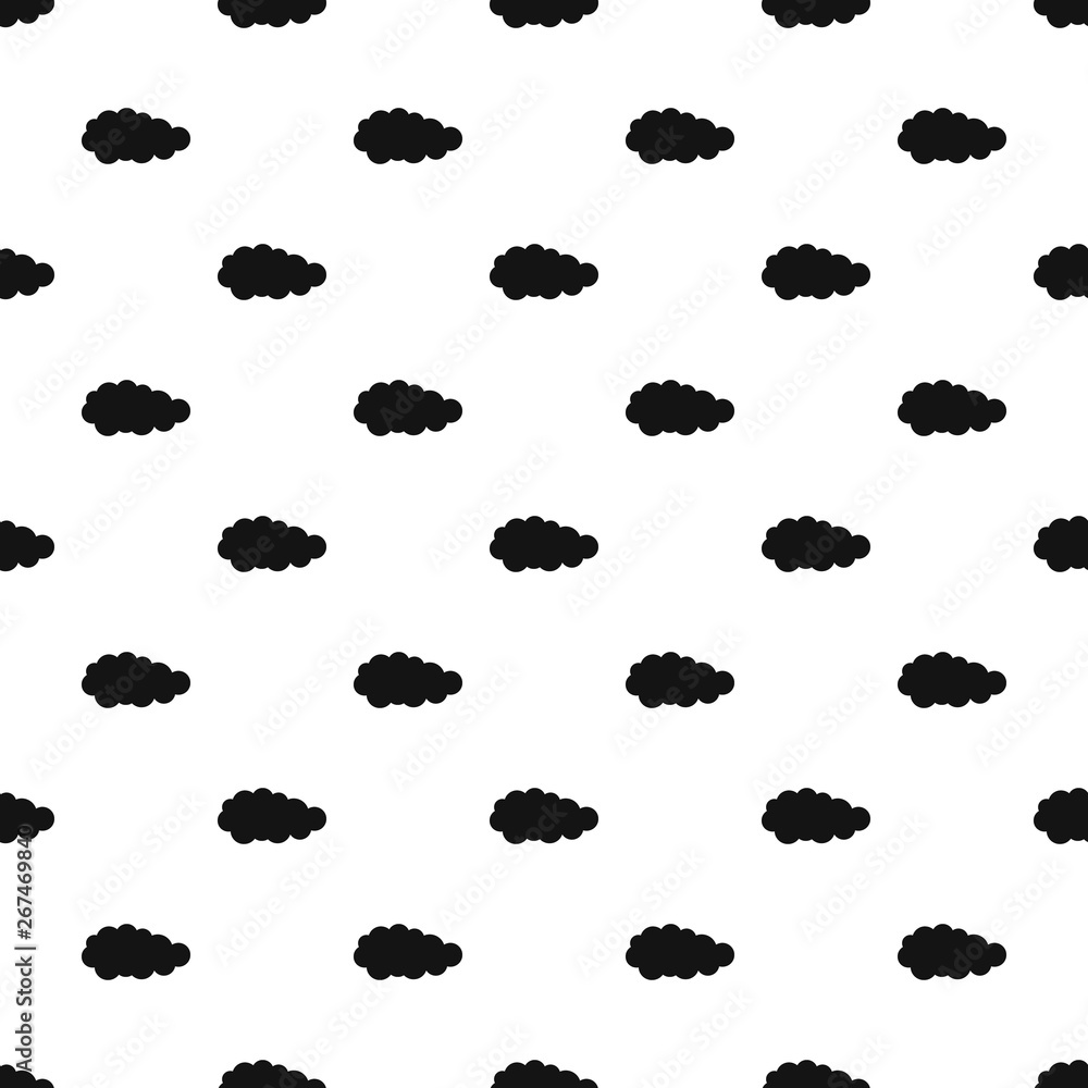 Poster summer cloud pattern seamless vector repeat geometric for any web design