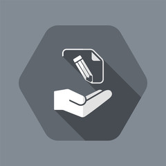 Document project design - Minimal modern icon