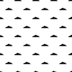Cumulus cloud pattern seamless vector repeat geometric for any web design
