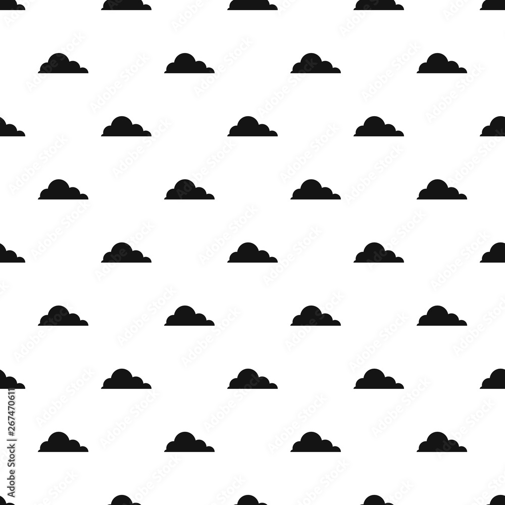 Poster cirrus cumulus pattern seamless vector repeat geometric for any web design