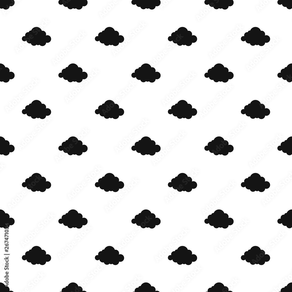 Poster deformed cloud pattern seamless vector repeat geometric for any web design