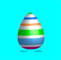 Happy Color Easter Egg