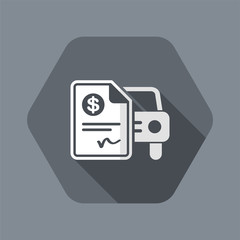 Car billing document - Dollar