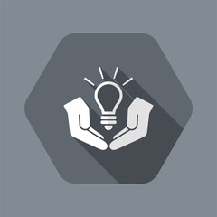 Patented idea - Vector web icon