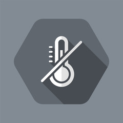 Overheating prevenction system - Vector web icon