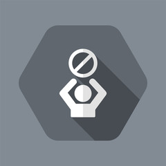 Access denied - Vector web icon