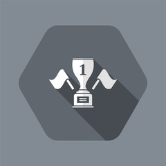 First place cup winner  - Vector web icon