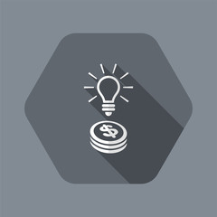 Crowdfunding - Vector web icon