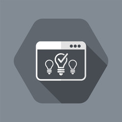 Innovation - Vector icon for computer website or application