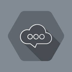 Chat icon - Thin series