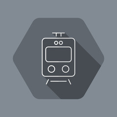 Fototapeta premium Train online booking - Thin series