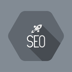 Rocket and seo development icon