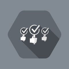 Community show support with approbation