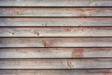 Smooth horizontal boards. Texture of old wood. Blank background for layouts.