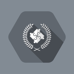 Teamwork award symbol icon