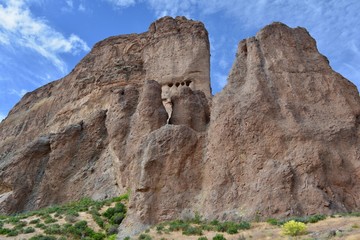 Fototapeta na wymiar Superstition Mountains Mesa Arizona Rock Desert 