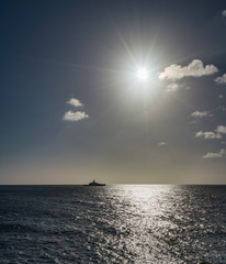 Sunset Views around the Caribbean Island of Curacao