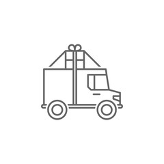 Digital business, delivery icon. Element of digital business icon. Thin line icon for website design and development, app development. Premium icon