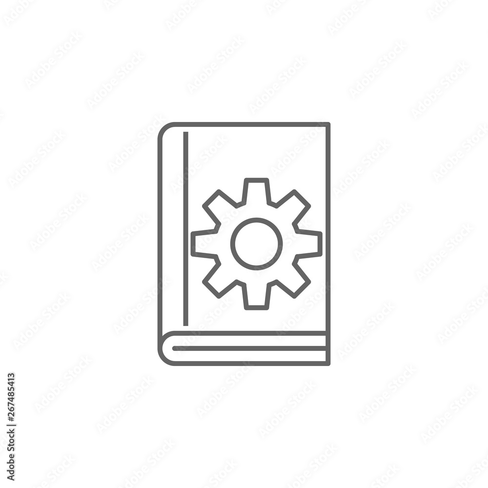 Aufkleber digital business, text icon. element of digital business icon. thin line icon for website design and