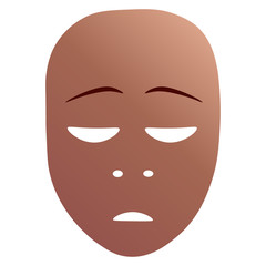 Repentance theatrical mask