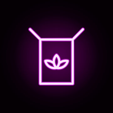 recommend clip art: corn neon icon. Elements of autumn set. Simple icon for websites, web design, mobile app, info graphics
