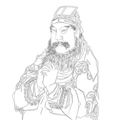 japanese colouring page