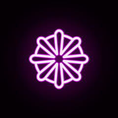 plant neon icon. Elements of furnitures set. Simple icon for websites, web design, mobile app, info graphics