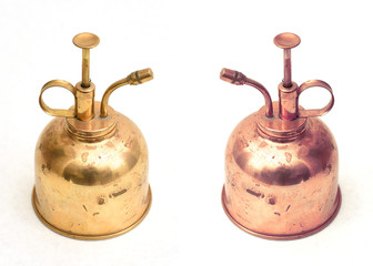 Gold and bronze plant misters