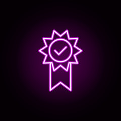 quality neon icon. Elements of Minimal universal theme set. Simple icon for websites, web design, mobile app, info graphics