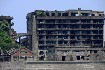 Obraz premium 軍艦島