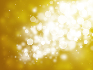 Fototapeta premium Gold sparkle rays lights with bokeh elegant abstract background. Dust sparks background.