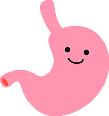 Illustration of a cute stomach 