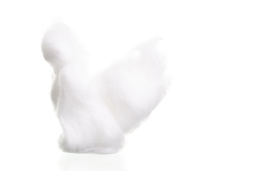 Cotton wool isolate on white background