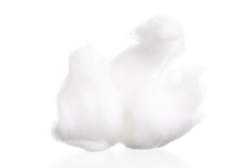 Fototapeta na wymiar Cotton wool isolate on white background
