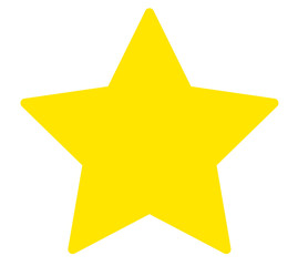 star icon on white background. flat style. star icon for your web site design, logo, app, UI. yellow star symbol.