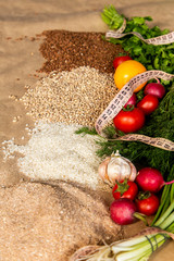 Fresh vegetables. Useful and healthy eating