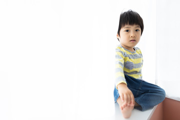 男の子のポートレート