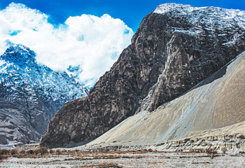 Karakoram range in Pakistan, on the way to Pakistan-China border.