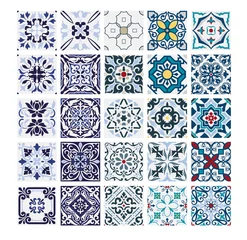 Cercles muraux Tuiles marocaines Imprimer