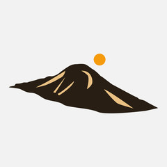 Mountain Logo Icon Vector Design