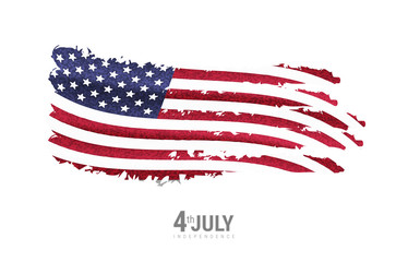 map of American USA with waving flag in background, united states of america, stars and stripes. Independence day 4th july