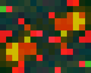 Abstract background with squares, colors