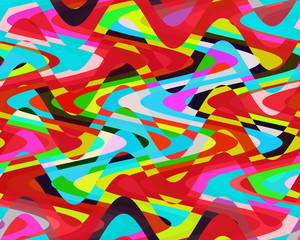 Abstract colorful background, waves lines