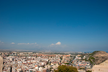 Fototapeta na wymiar Blick über Alicante an der Costa Blanca - Spanien