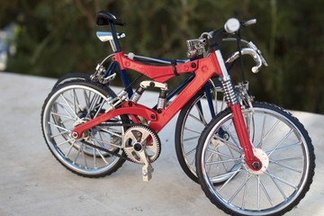 Fototapeta na wymiar Bikes for healthy kinds of sport.