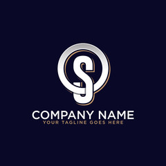 OS initial name logo , trending vector, this logo can used sport, real estate, construction etc