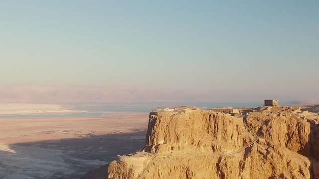 Ancient Ruin in the Desert by the Dead Sea - Masada