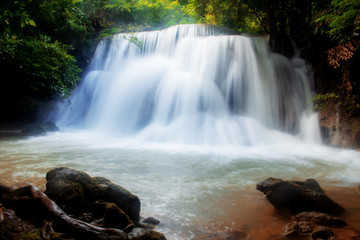 Waterfall with beautiful.