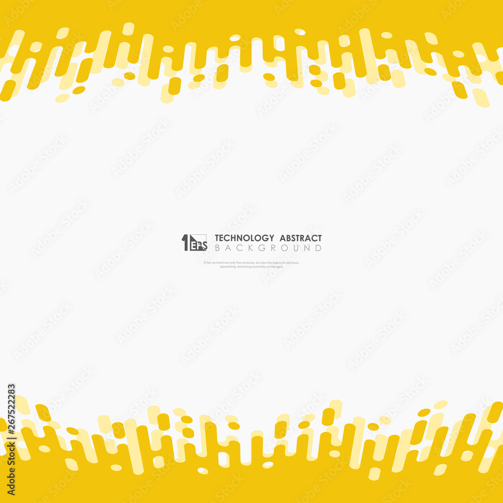 Poster abstract yellow color stripe line vector background of decoration. illustration vector eps10